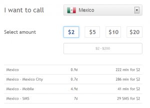 Cheaper rates in an app for international calls